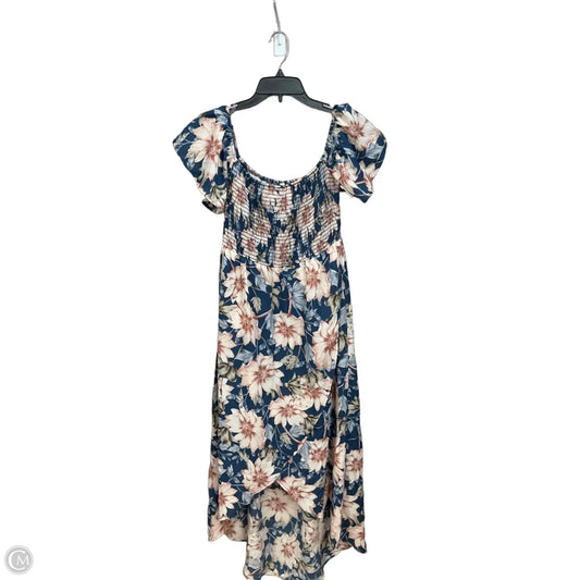 Dress Casual Maxi By Pink Blush In Floral Print, Size: M