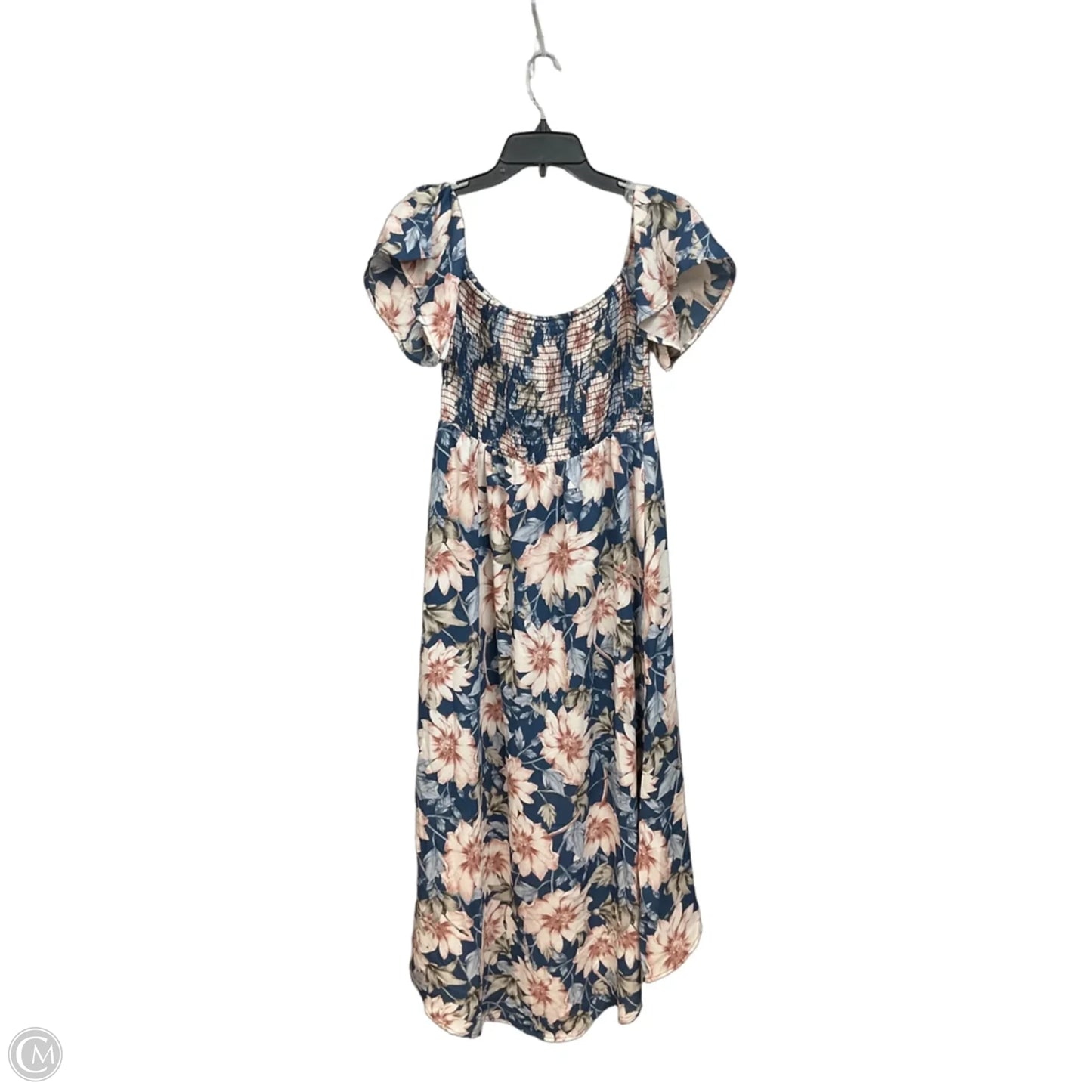 Dress Casual Maxi By Pink Blush In Floral Print, Size: M