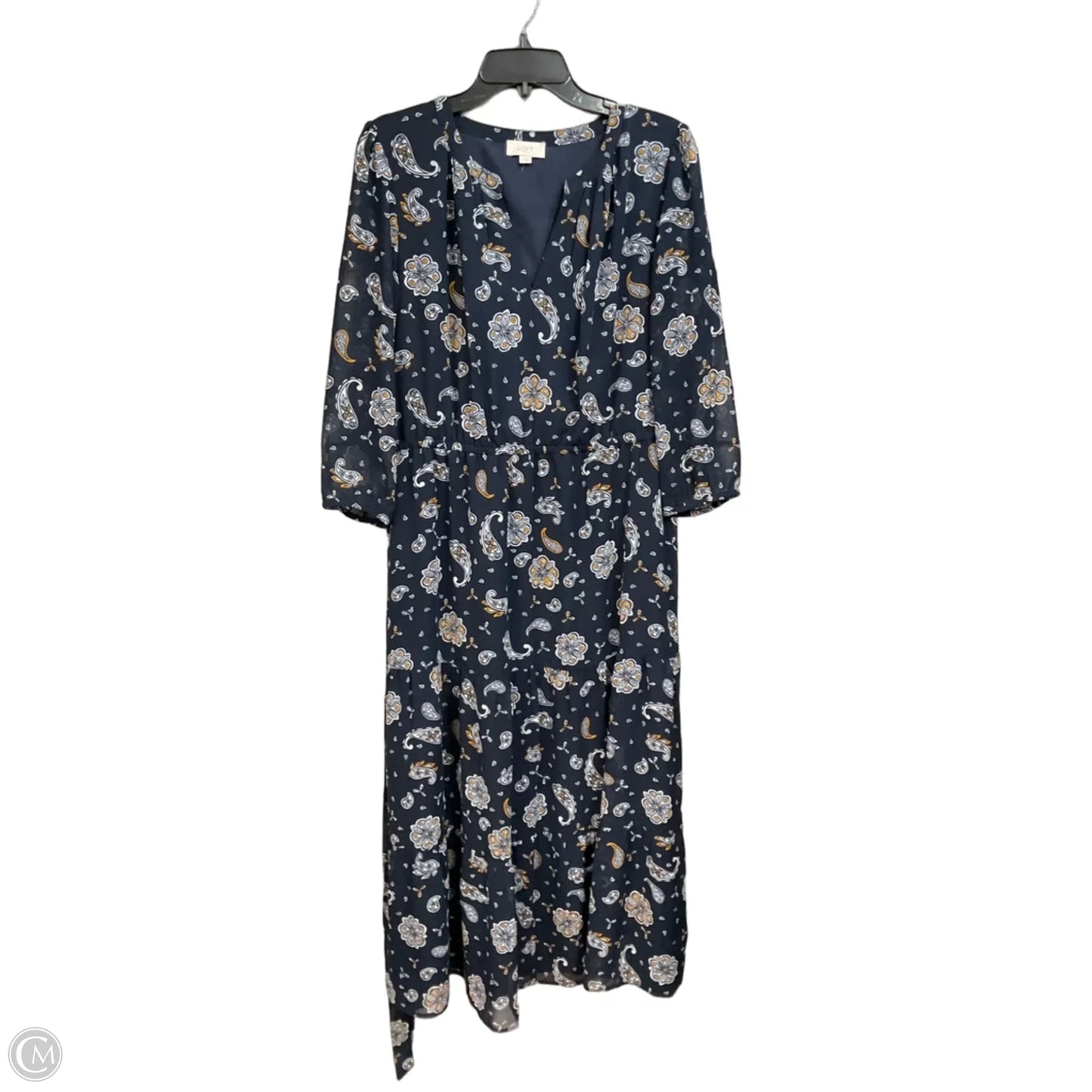 Dress Casual Maxi By Loft In Paisley Print, Size: M