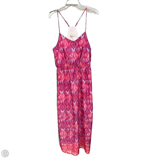 Dress Casual Maxi By Everly In Pink & Purple, Size: L