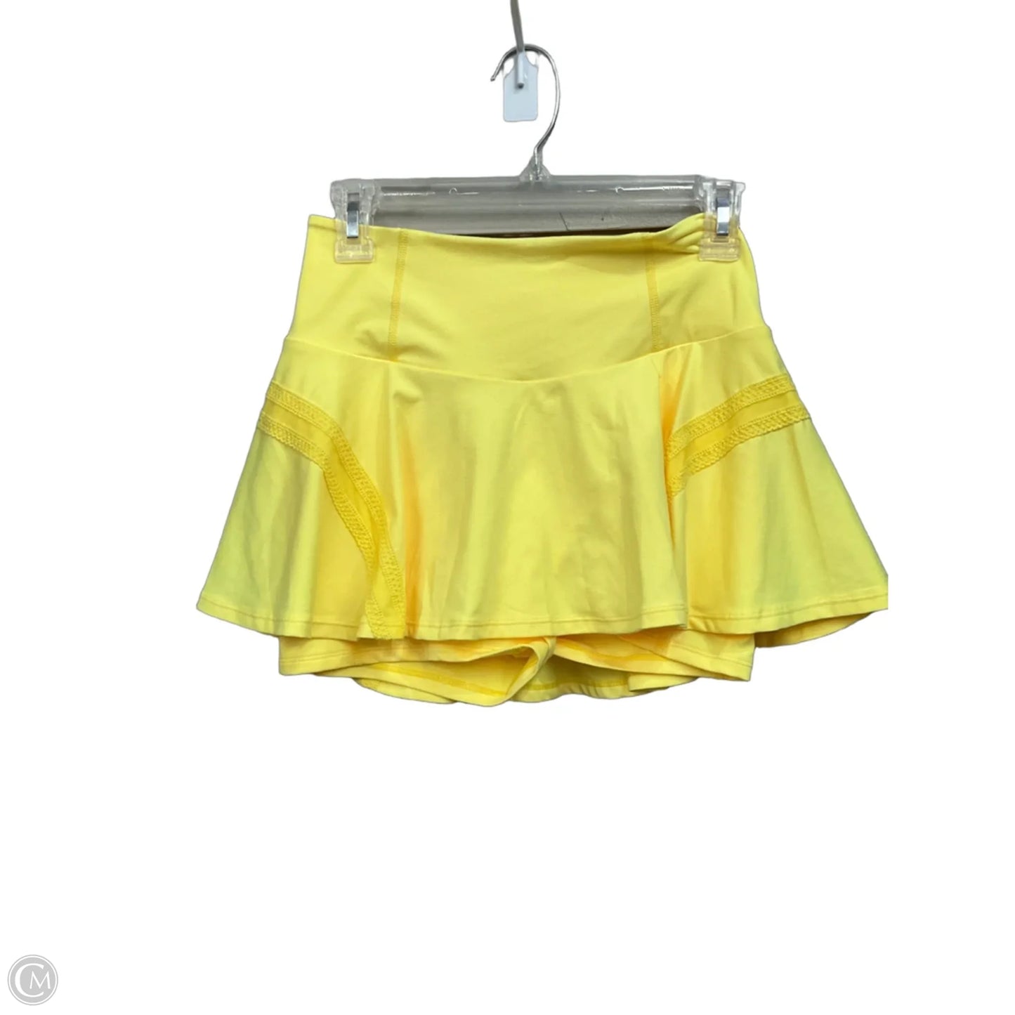 Athletic Skort By Free People In Yellow, Size: S