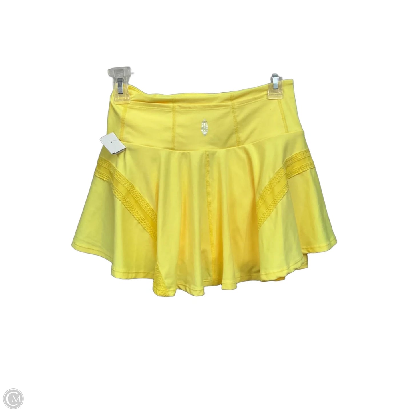 Athletic Skort By Free People In Yellow, Size: S