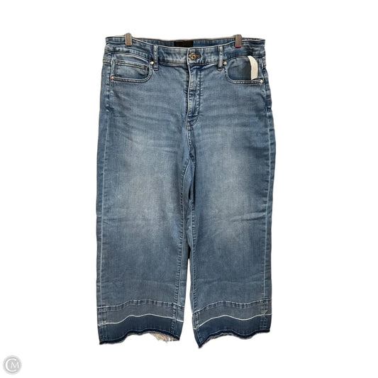 Jeans Wide Leg By White House Black Market In Blue Denim, Size: 12