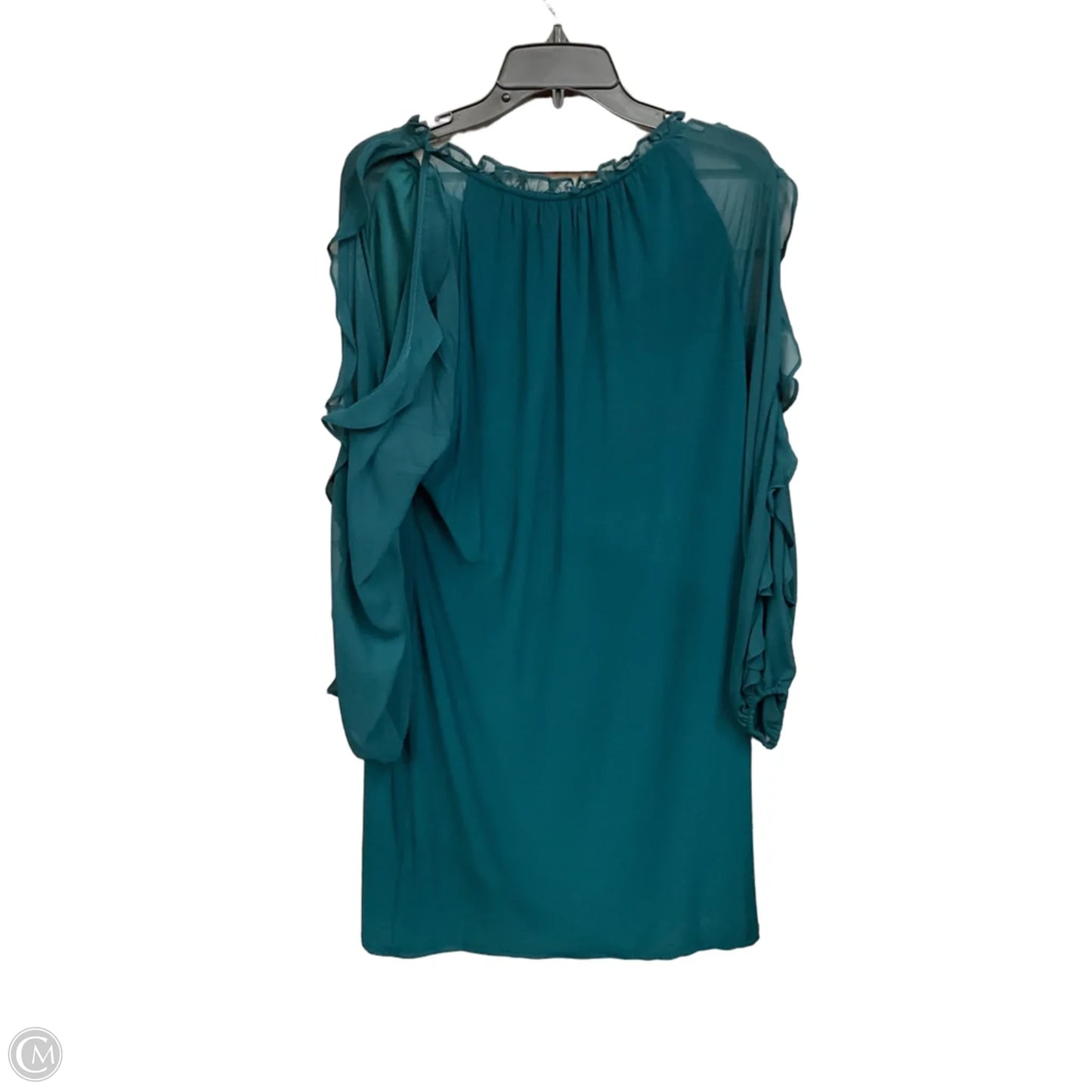 Dress Casual Short By Msk In Green, Size: Xl