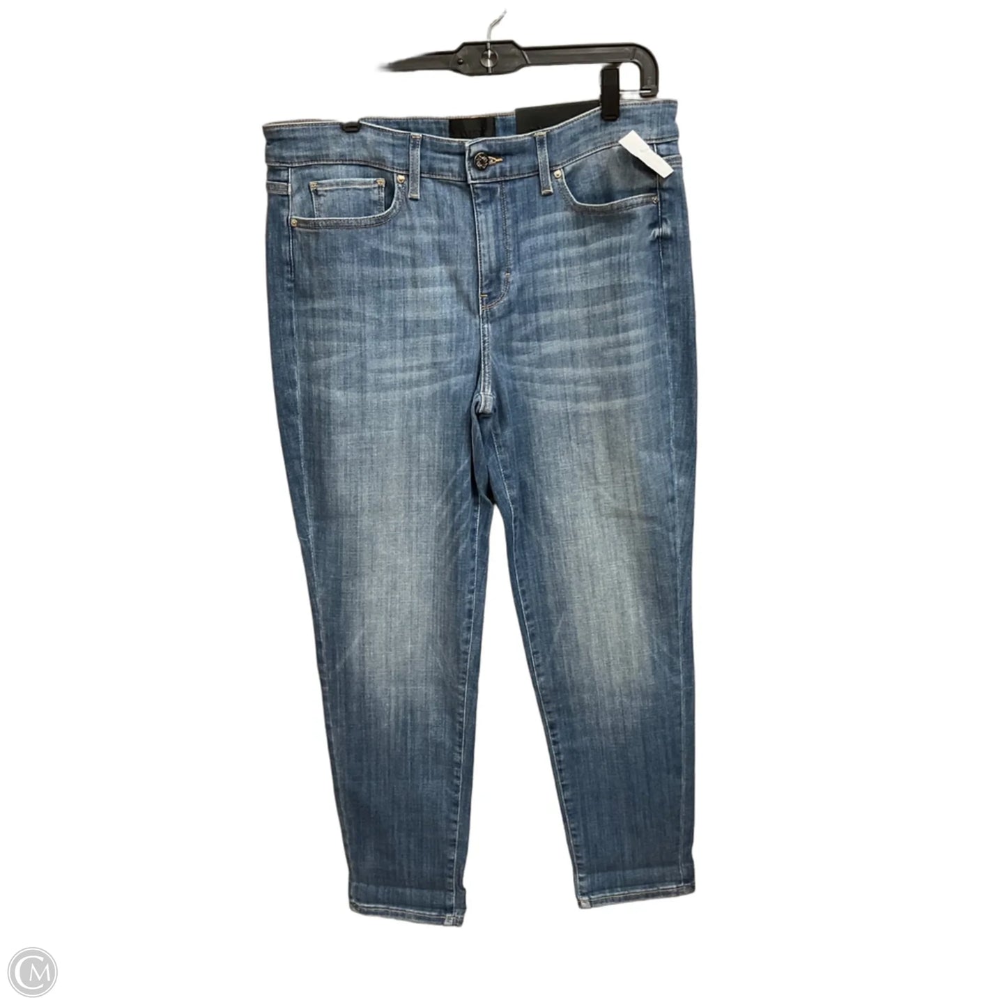 Jeans Skinny By White House Black Market In Blue Denim, Size: 14
