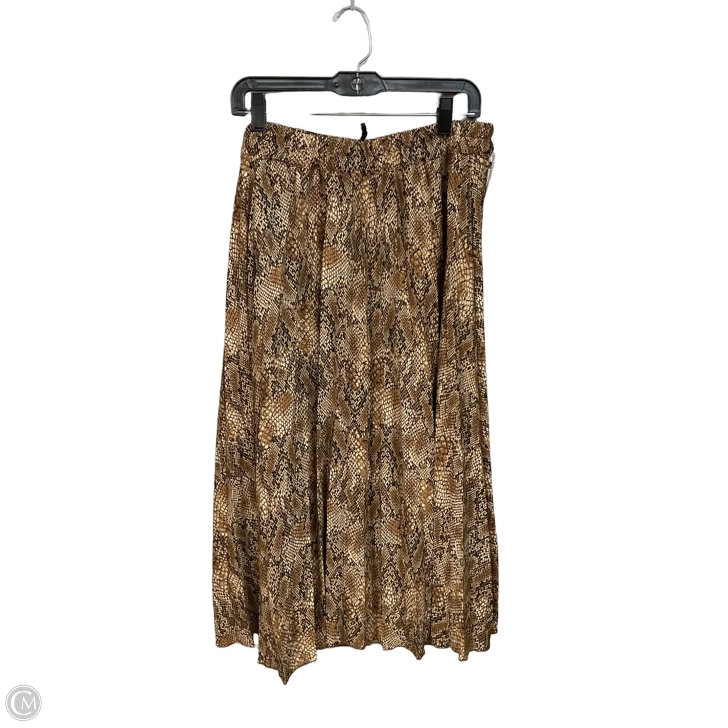 Skirt Maxi By Marled In Snakeskin Print, Size: 16