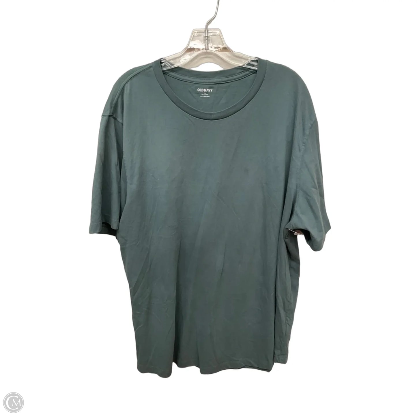 Top Short Sleeve Basic By Old Navy In Green, Size: Xxl