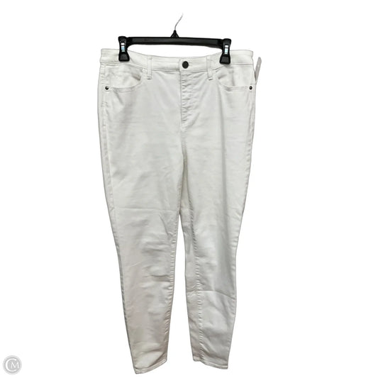 Jeans Jeggings By Talbots In White Denim, Size: 8