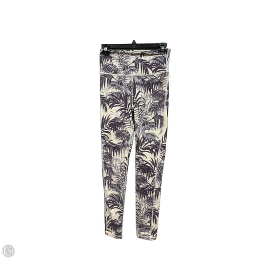 Athletic Leggings By Mono B In Tropical Print, Size: S