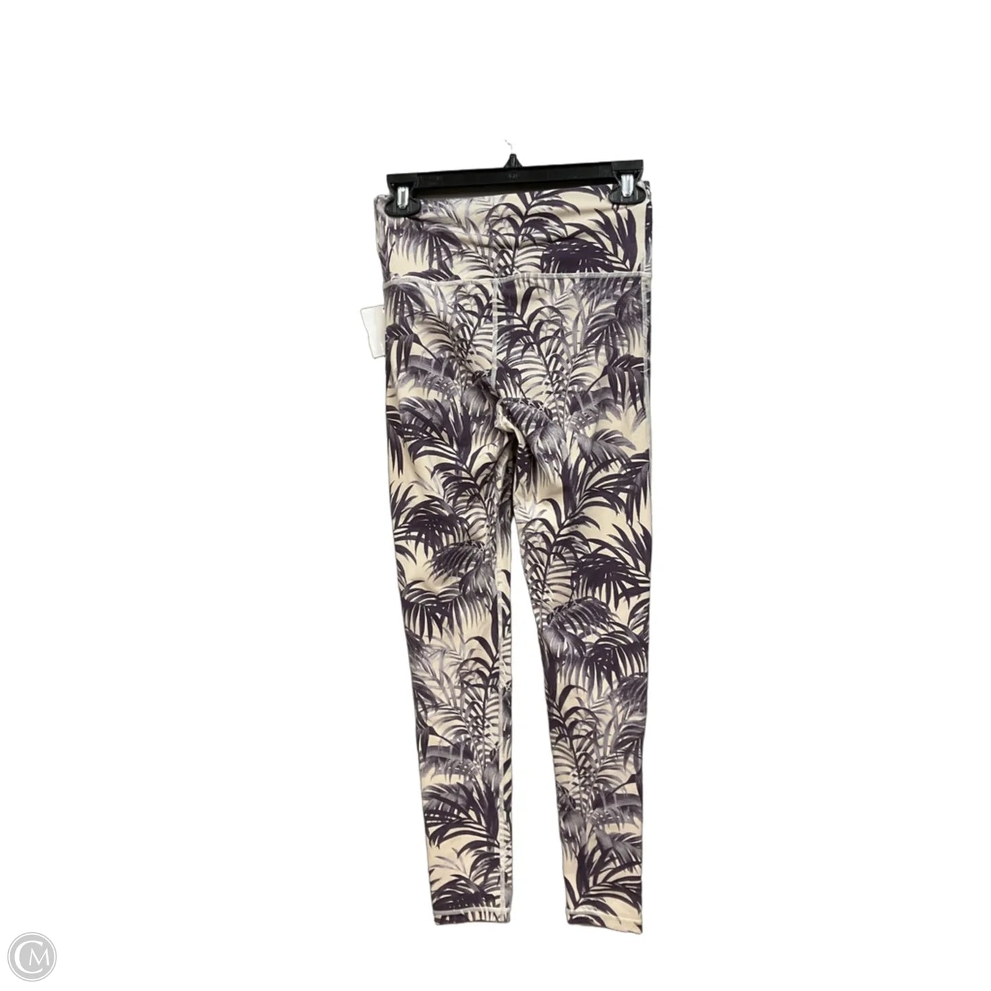 Athletic Leggings By Mono B In Tropical Print, Size: S