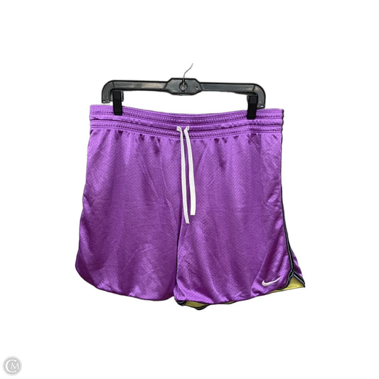 Athletic Shorts By Nike Apparel In Purple, Size: Xl