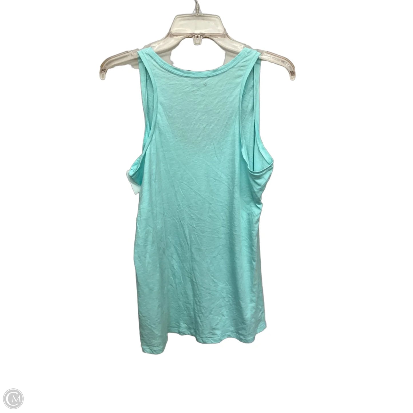 Athletic Tank Top By Columbia In Aqua, Size: L