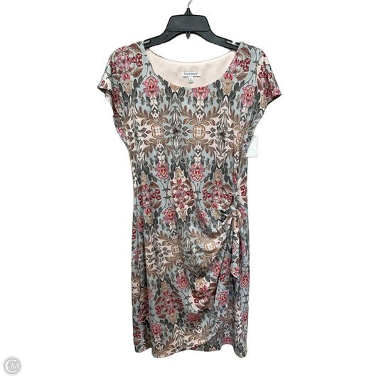 Dress Casual Short By Clothes Mentor In Floral Print, Size: L