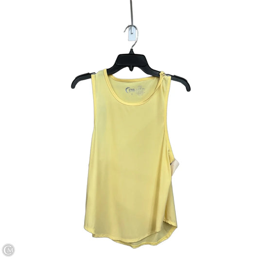 Athletic Tank Top By Zyia In Yellow, Size: M