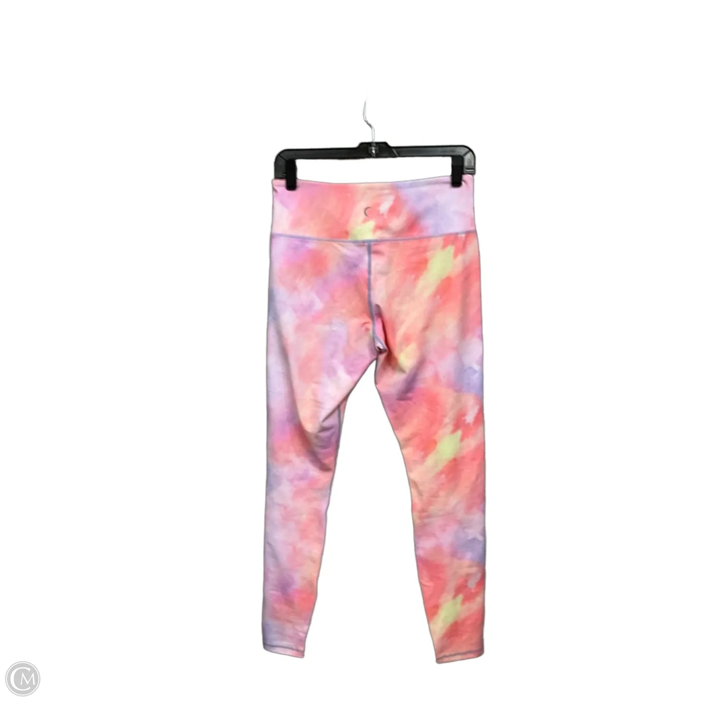 Athletic Leggings By Zyia In Tie Dye Print, Size: M