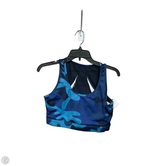 Athletic Bra By Zyia In Camouflage Print, Size: L