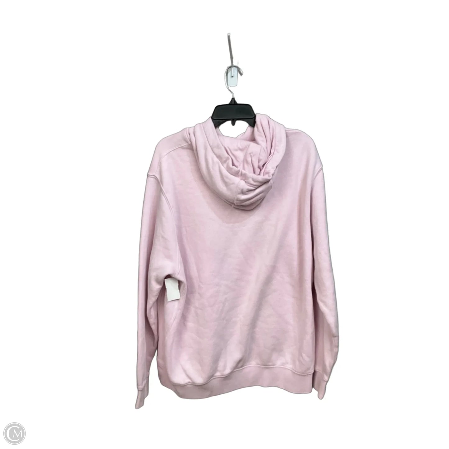 Athletic Sweatshirt Hoodie By Nike Apparel In Pink, Size: Xl