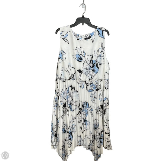 Dress Casual Midi By Lane Bryant In Floral Print, Size: Xxl