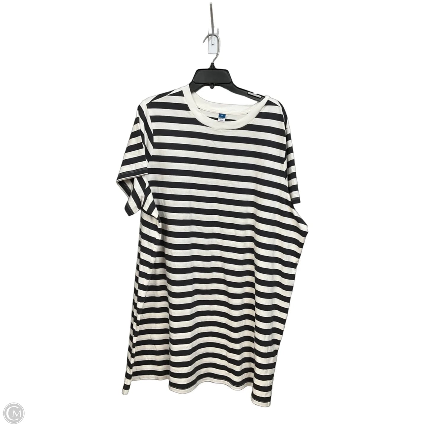 Top Short Sleeve By Old Navy In Striped Pattern, Size: 2x