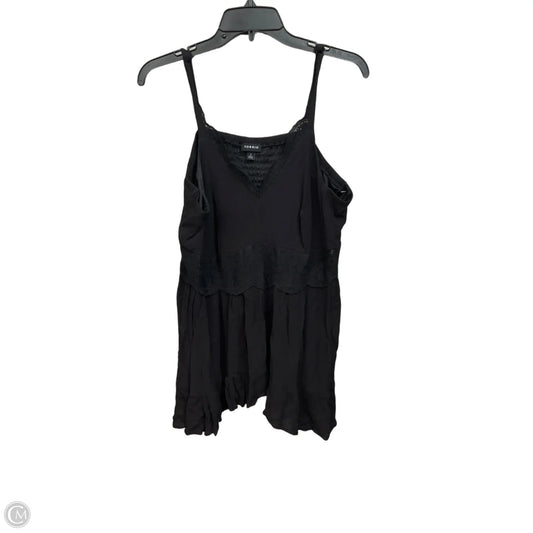 Top Sleeveless By Torrid In Black, Size: 1x