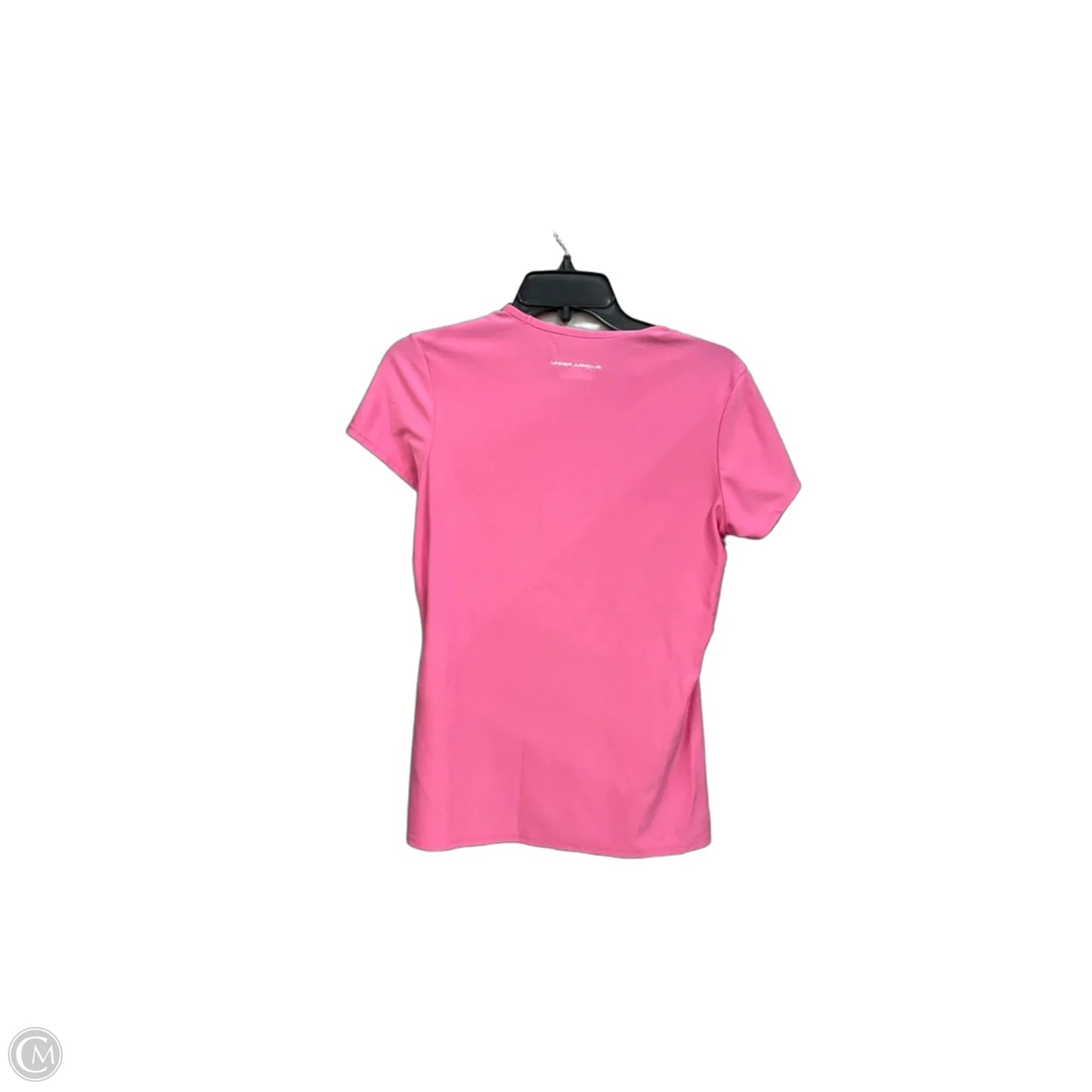 Athletic Top Short Sleeve By Under Armour In Pink, Size: S