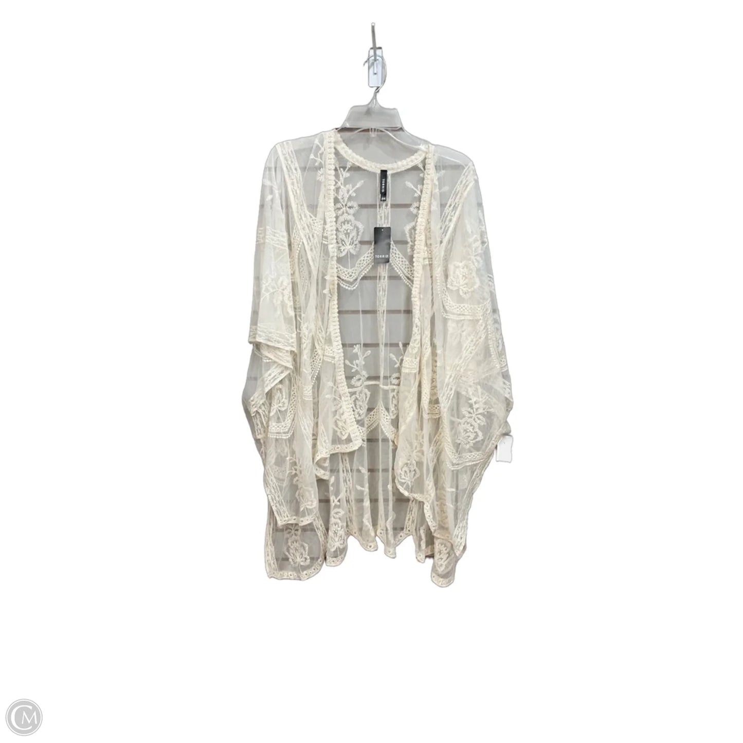 Kimono By Torrid In Cream, Size: Osfm