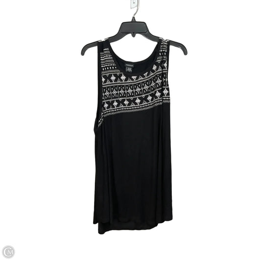 Tunic Sleeveless By Torrid In Black & White, Size: 3x