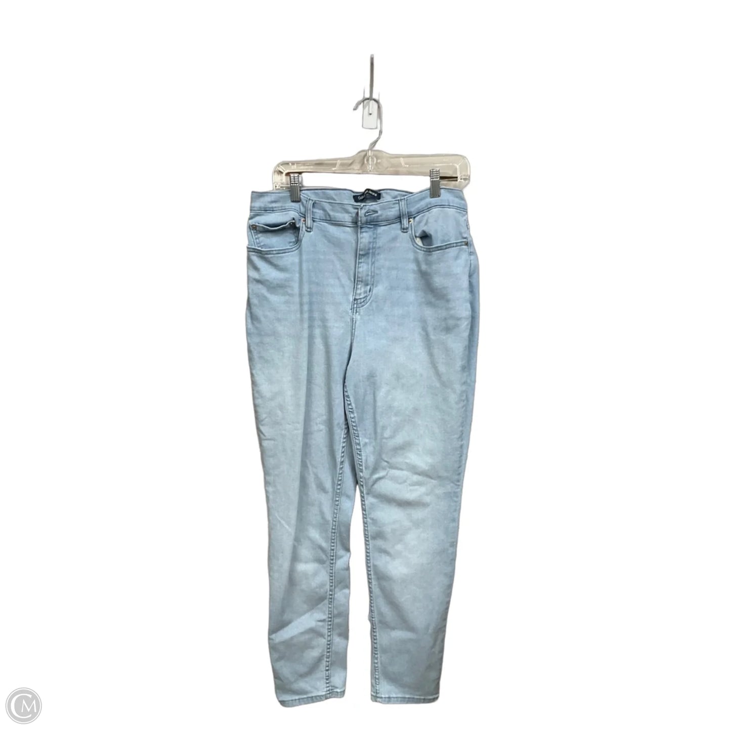 Jeans Skinny By Calvin Klein In Blue Denim, Size: 16