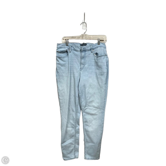 Jeans Skinny By Calvin Klein In Blue Denim, Size: 16