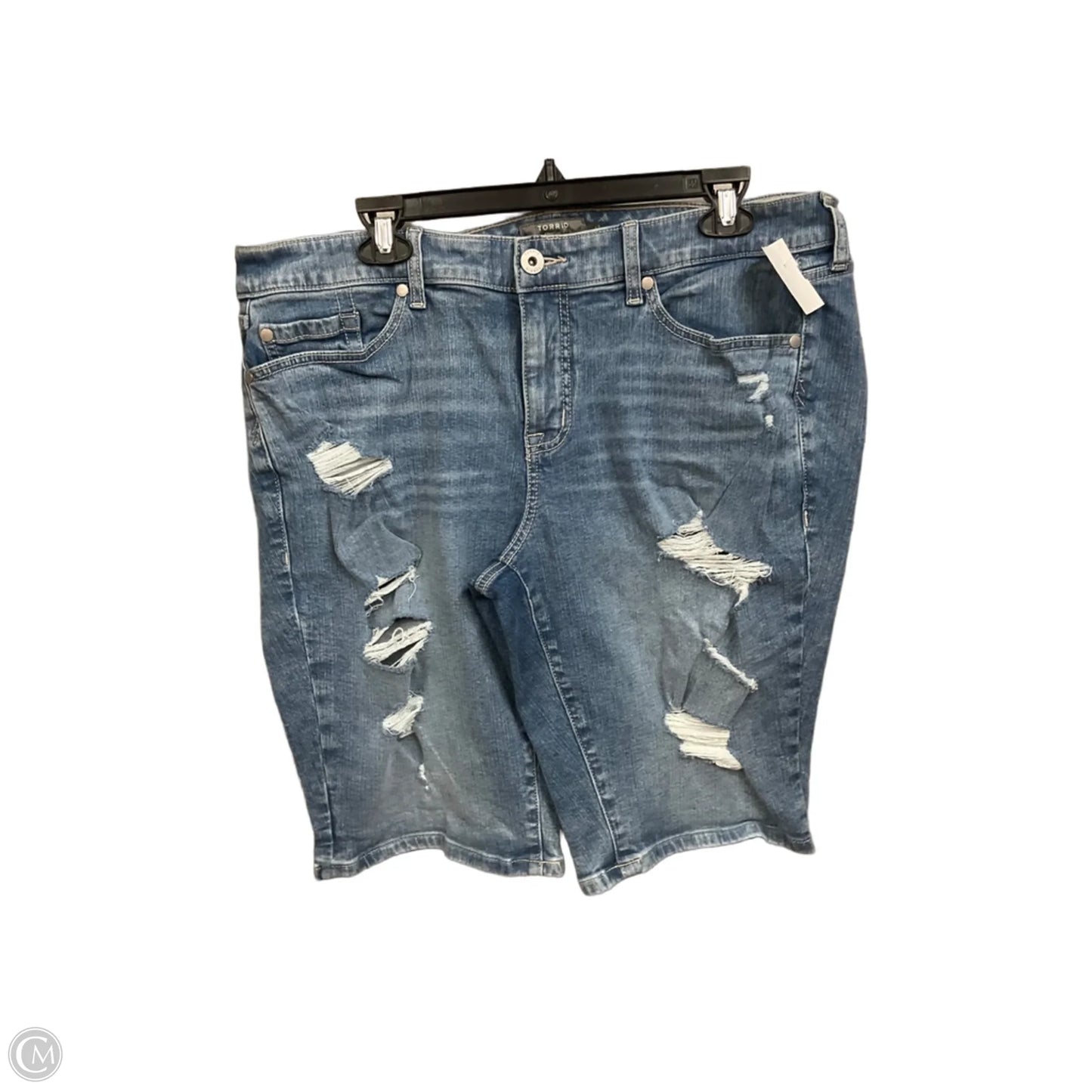Shorts By Torrid In Blue Denim, Size: 16