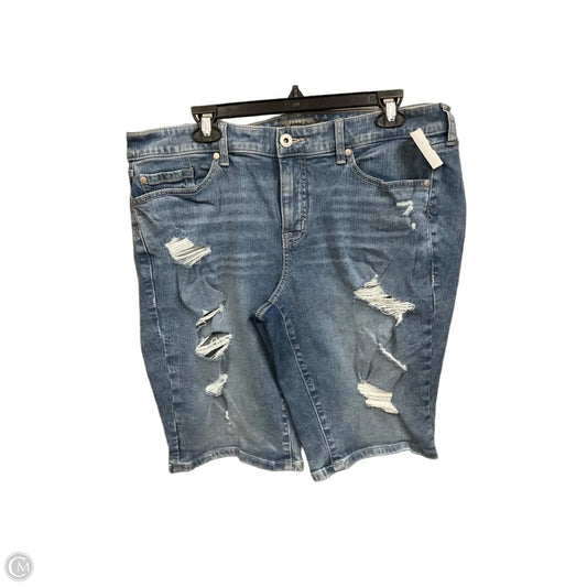 Shorts By Torrid In Blue Denim, Size: 16