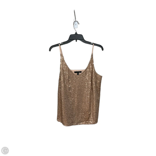 Top Sleeveless By Banana Republic In Rose Gold, Size: M