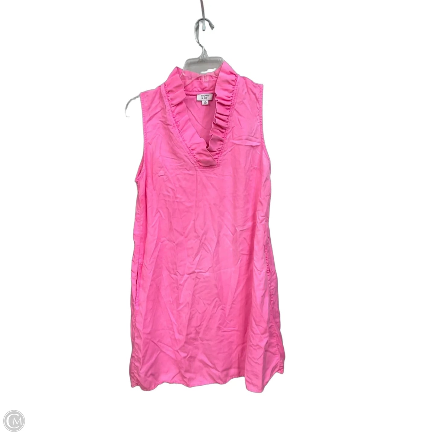 Dress Casual Short By Crown And Ivy In Pink, Size: M