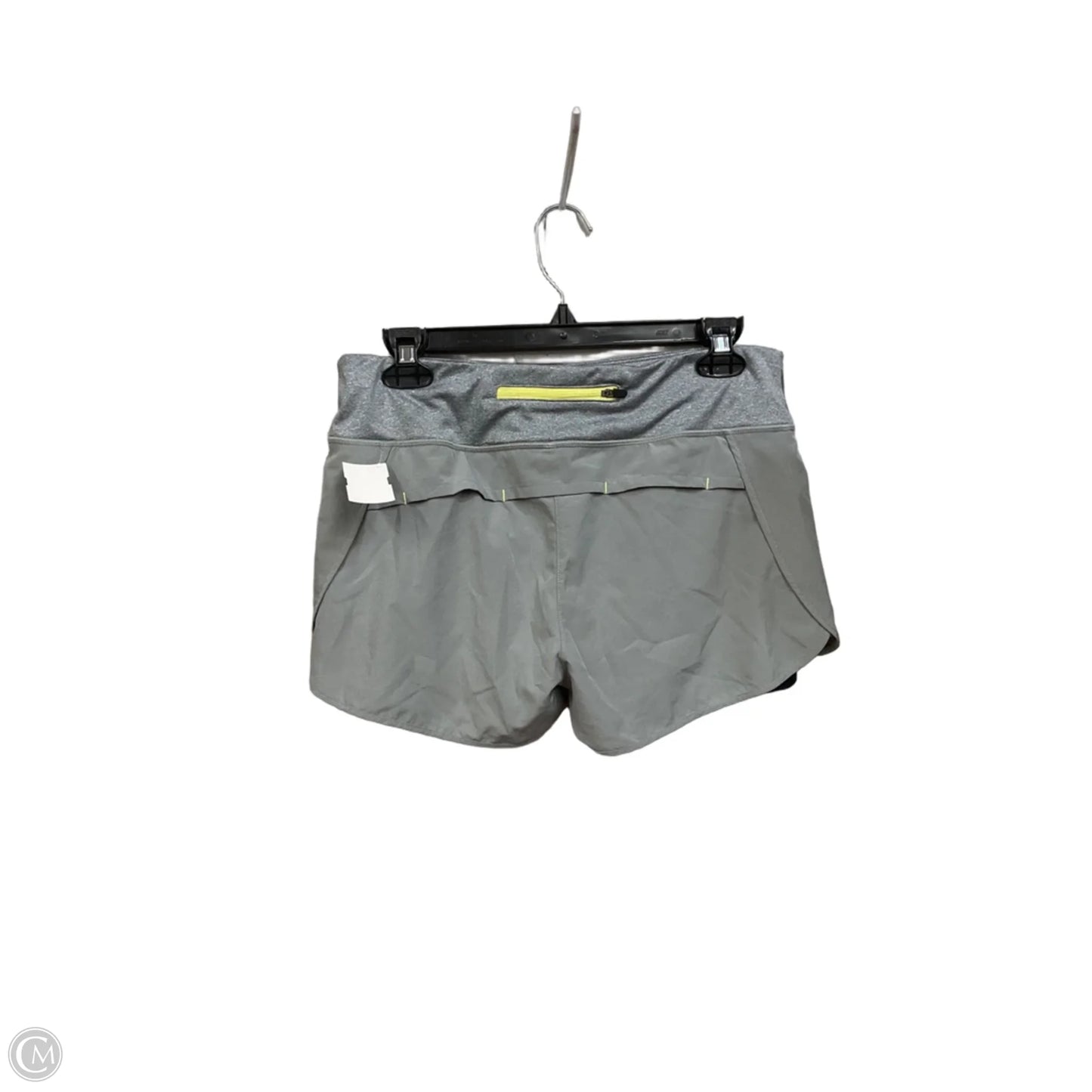 Athletic Shorts By Mpg In Green & Grey, Size: M