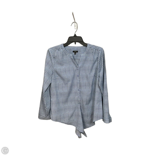 Blouse Long Sleeve By Talbots In Multi-colored, Size: Mp