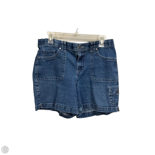 Shorts By Gloria Vanderbilt In Blue & Brown, Size: 8
