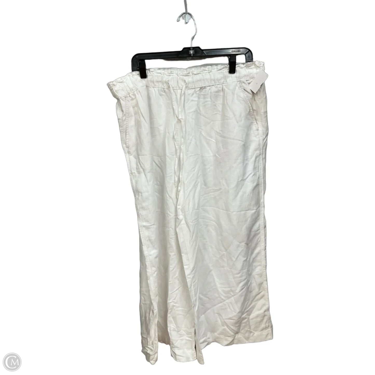 Pants Linen By Loft In White, Size: 16
