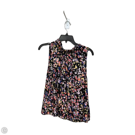 Top Sleeveless By Allison Joy In Floral Print, Size: Xs
