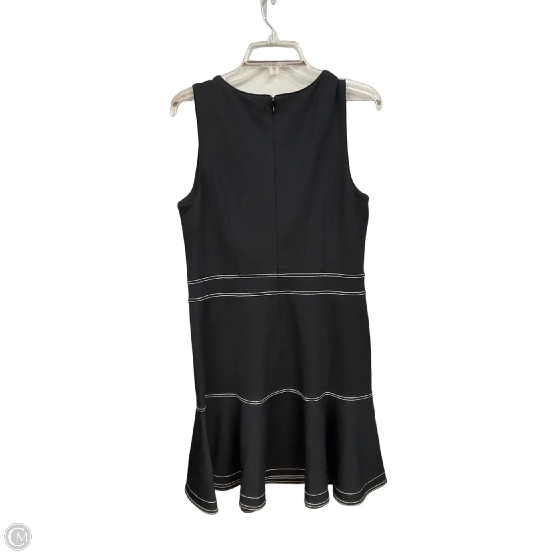 ann taylor black cocktail dress Vintage Ann Taylor Black Cross Back Sheath Cocktail Dress