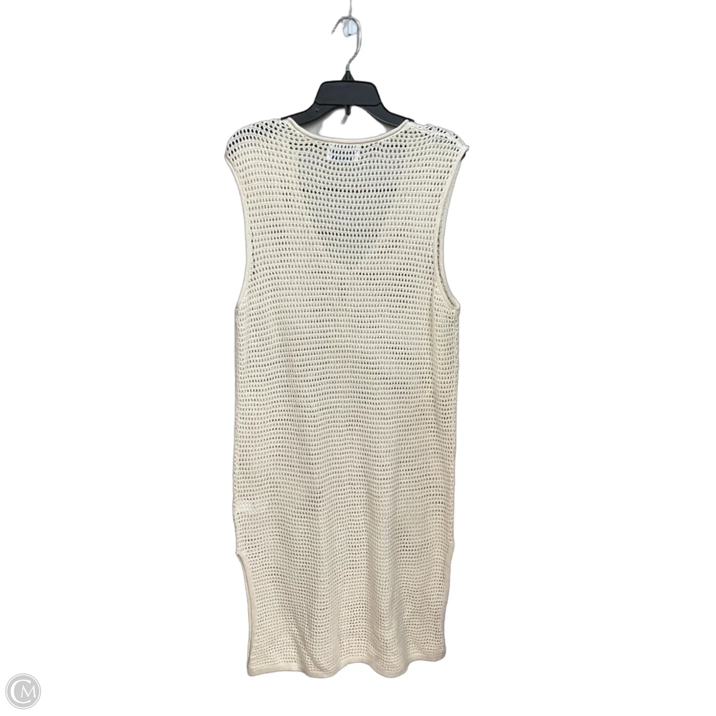 Dress Casual Midi By Old Navy In Cream, Size: L