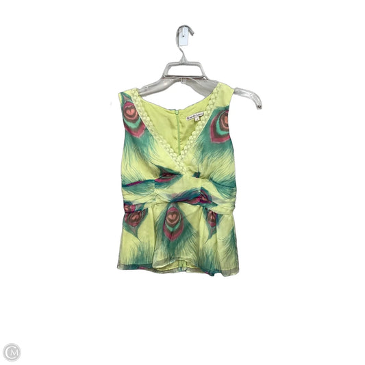 Top Sleeveless By Nanette Lepore In Animal Print, Size: S