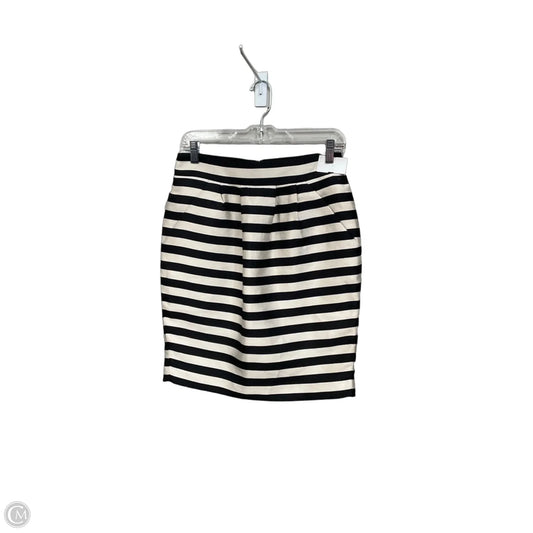 Skirt Mini & Short By Banana Republic In Striped Pattern, Size: 2