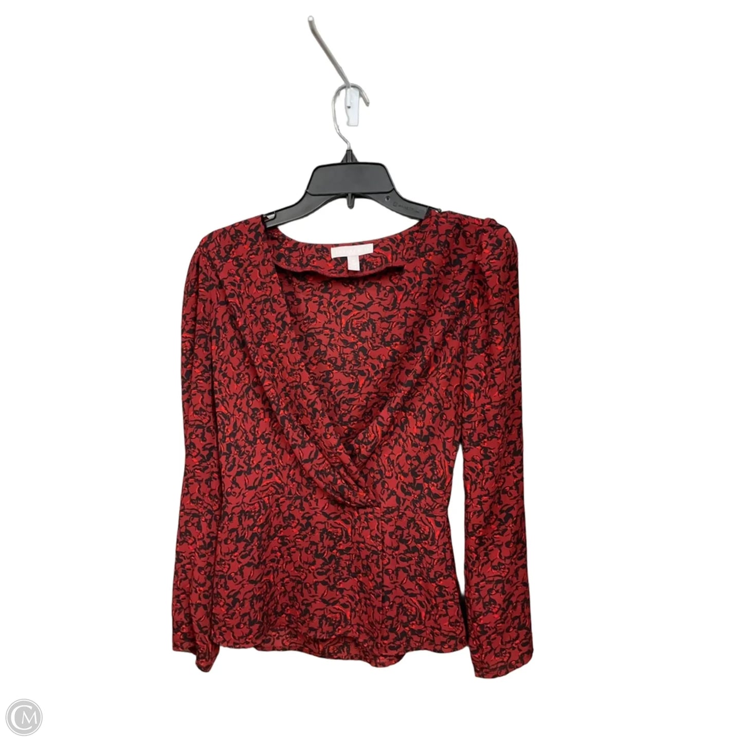 Top Long Sleeve By Chelsea 28 In Floral Print, Size: Xs