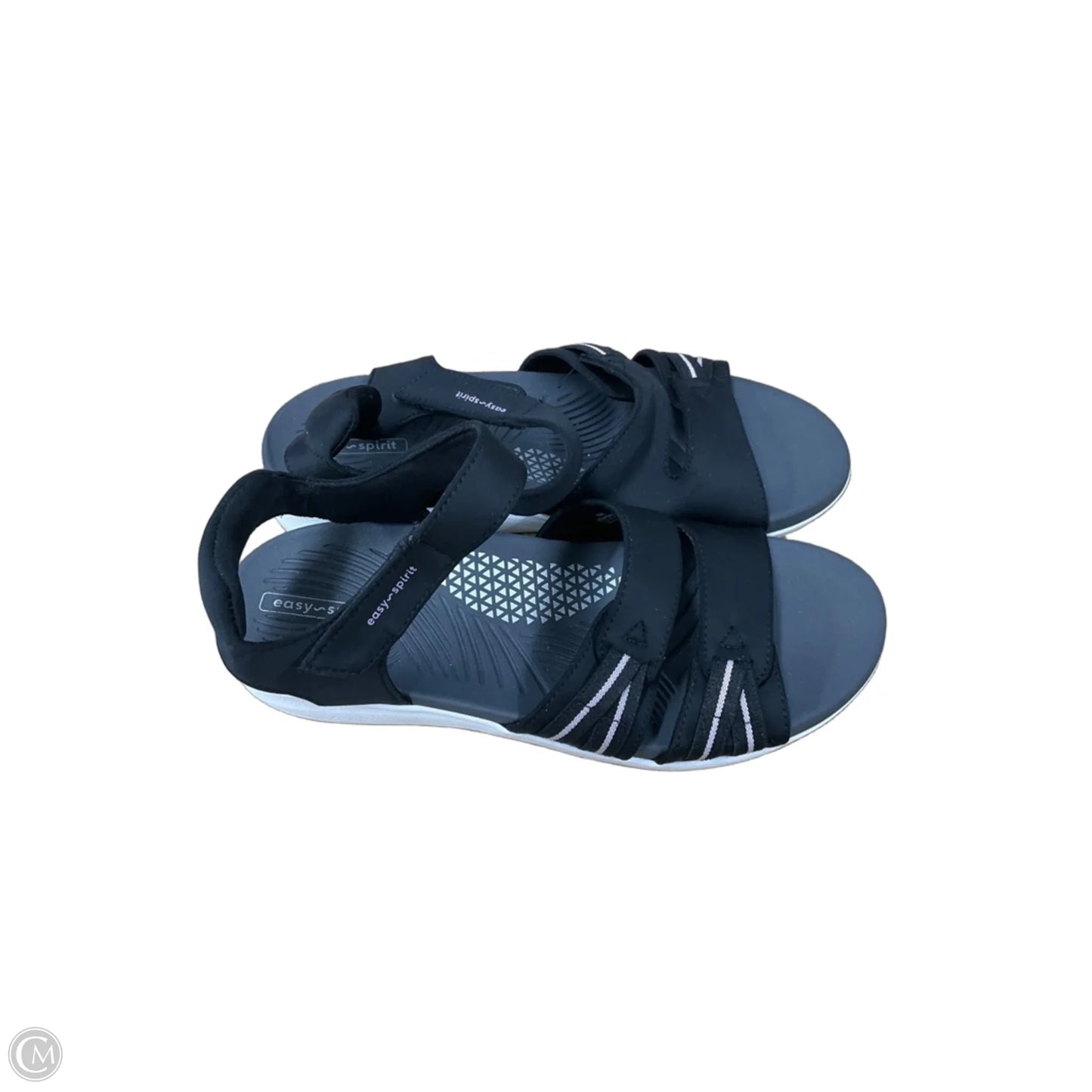 Sandals Flats By Easy Spirit In Black, Size: 7