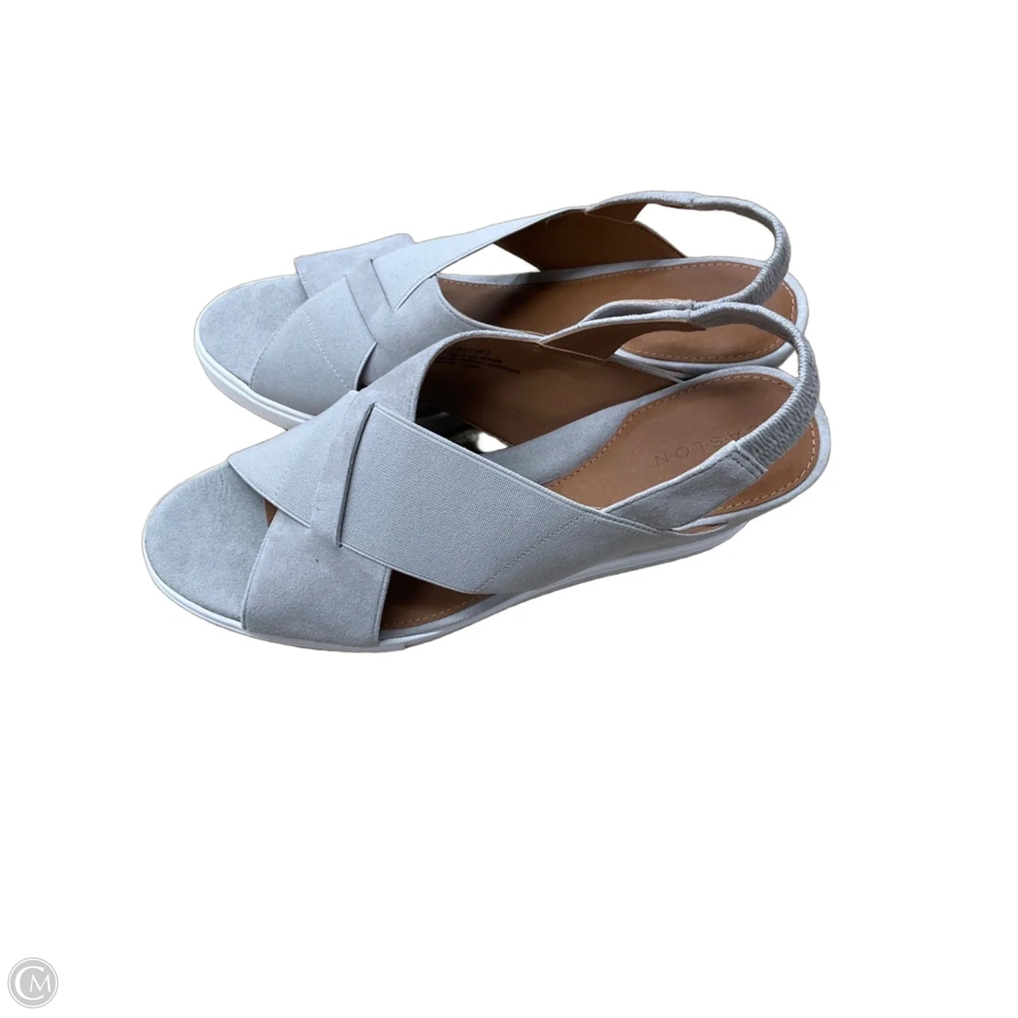 Sandals Heels Wedge By Caslon In Grey, Size: 8.5