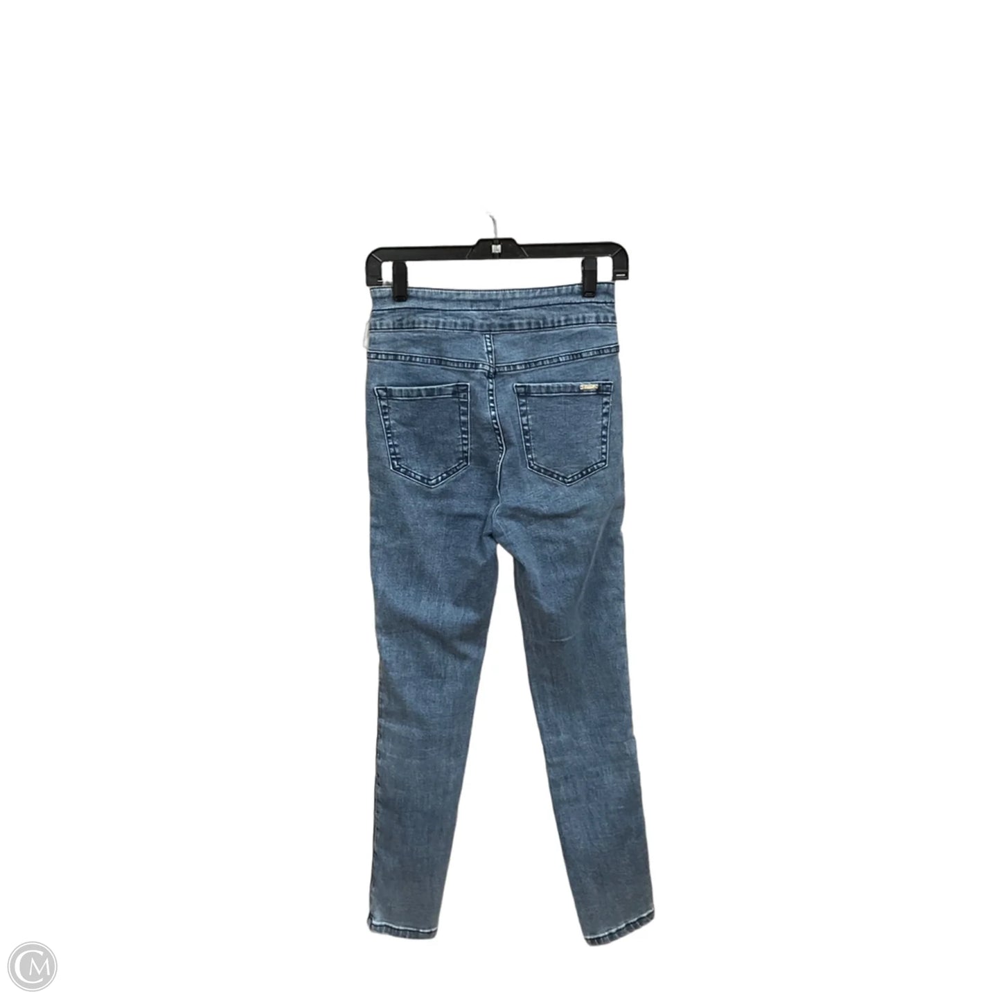 Jeans Skinny By Bebe In Blue Denim, Size: 2