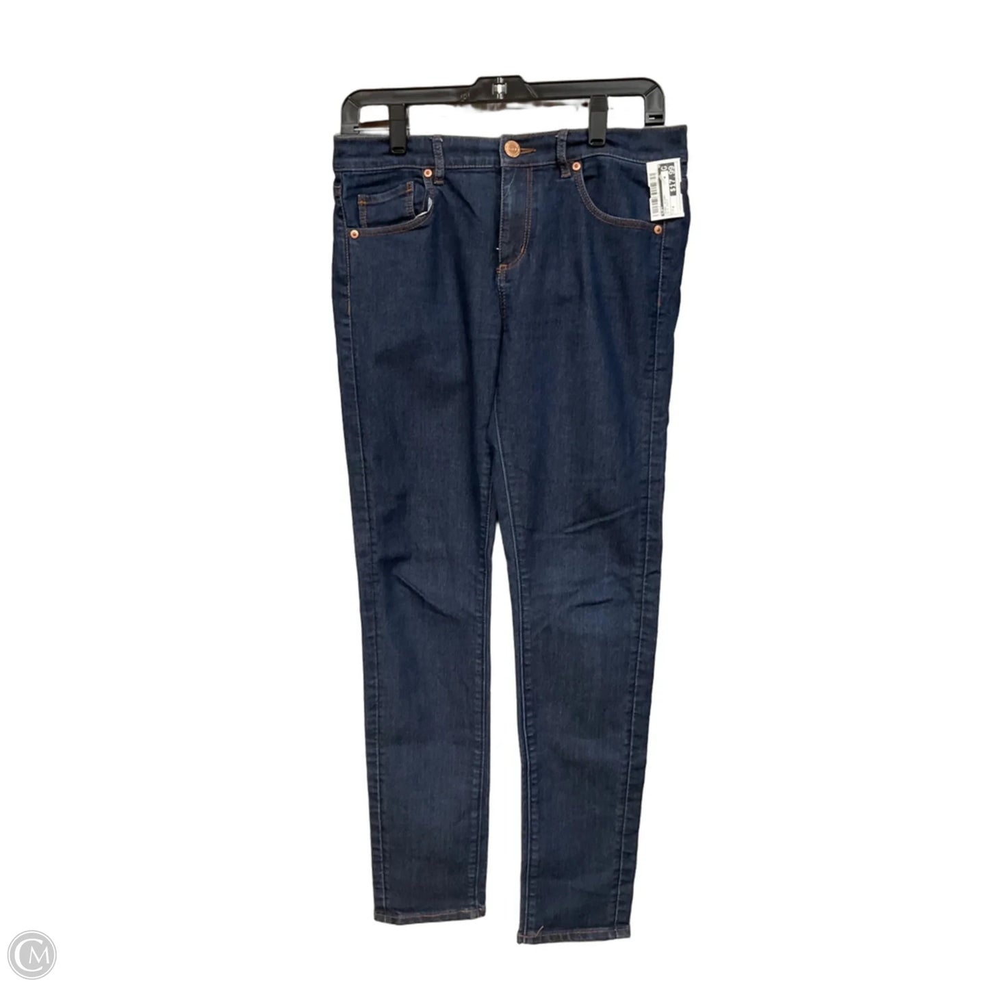 Jeans Skinny By Loft In Blue Denim, Size: 4