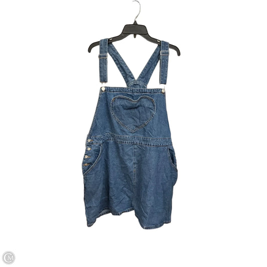 Dress Casual Short By Clothes Mentor In Blue Denim, Size: 2x