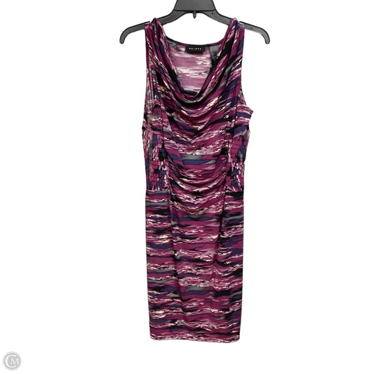 Dress Casual Midi By Axcess In Purple, Size: S