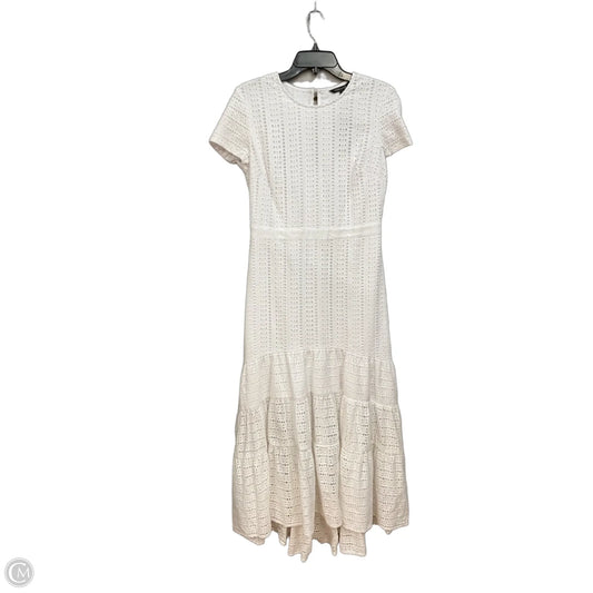 Dress Casual Maxi By Banana Republic In White, Size: S
